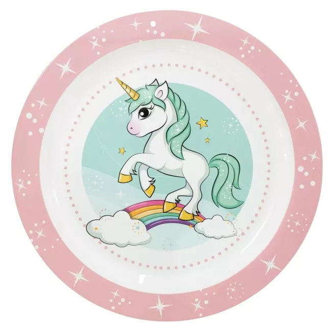Teller Einhorn RAINBOW