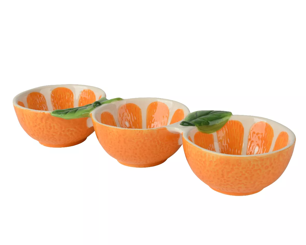 3er. Tapas-Schale Orange SUMMER